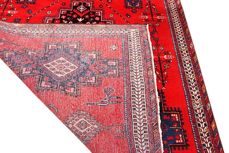 An Afshar rug, a. 225 x 155 cm.