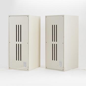 Dieter Rams, a pair of L 20 speakers, Braun.