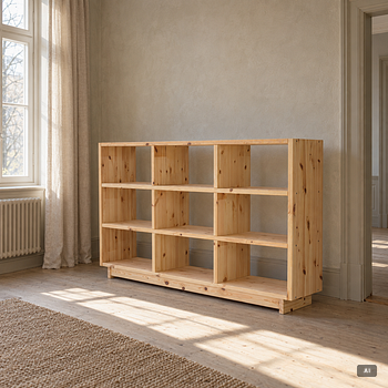 Yuchen Wu, bokhylla, "Fyr", Normann Copenhagen, samtida.