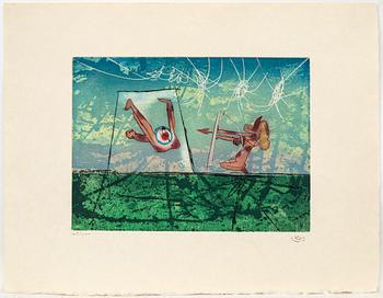 Roberto Matta, 6 sheets, "Les Transesports", 1977.