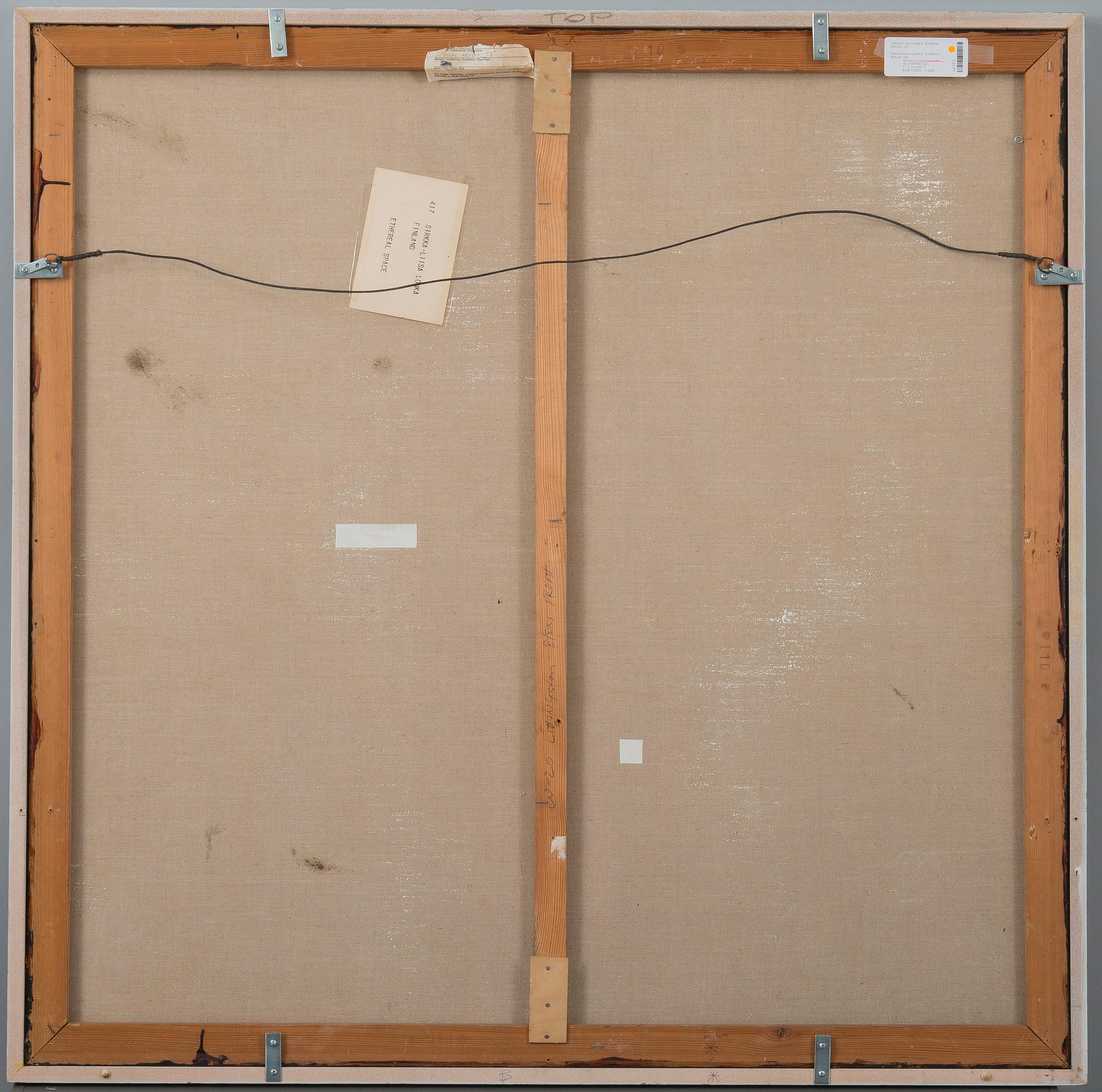 Sirkka-liisa Lonka, "ETHERAL SPACE".