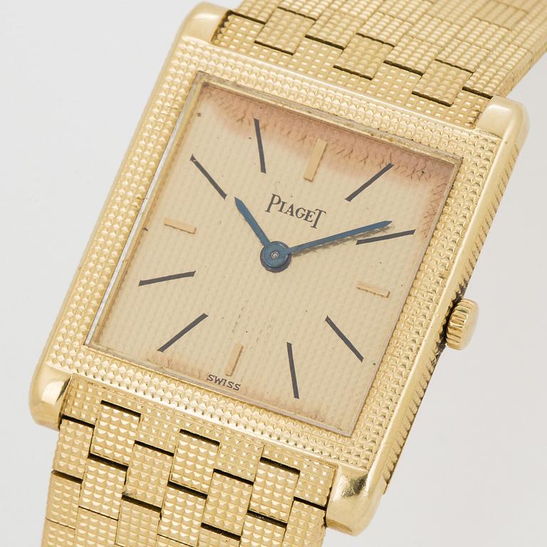 PIAGET, wristwatch, 23 x 23 (29) mm.