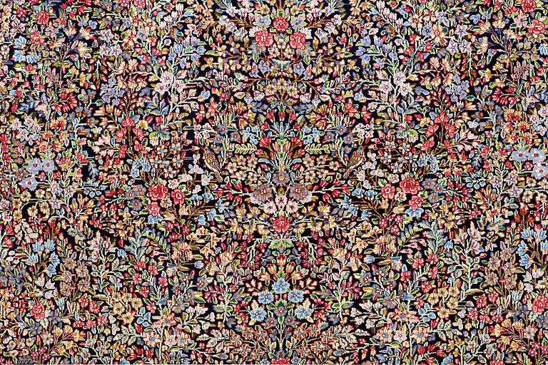 A CARPET, Kirman, ca 405 x 308 cm.