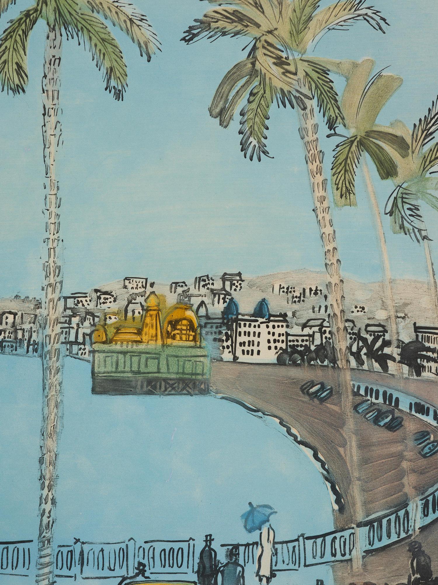 Raoul Dufy, "La baie des Anges à Nice".