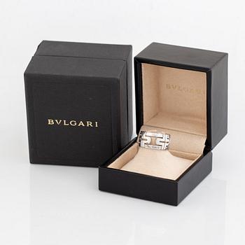 Bulgari,  18K white gold "Parentesi" ring.