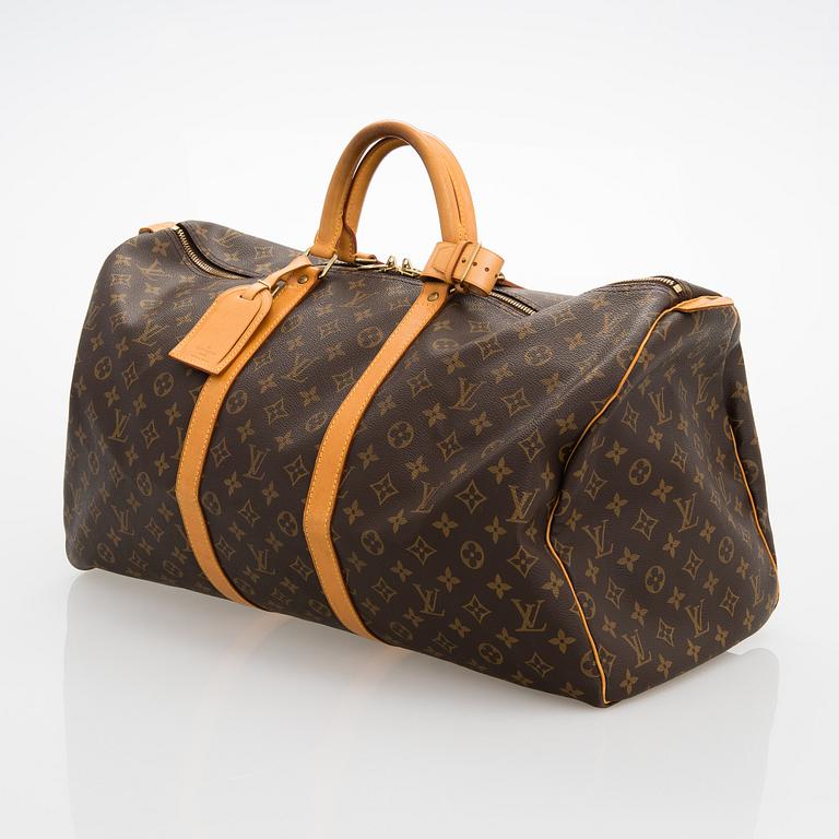 Louis Vuitton, A Monogram canvas 'Keepall 55' Bag.