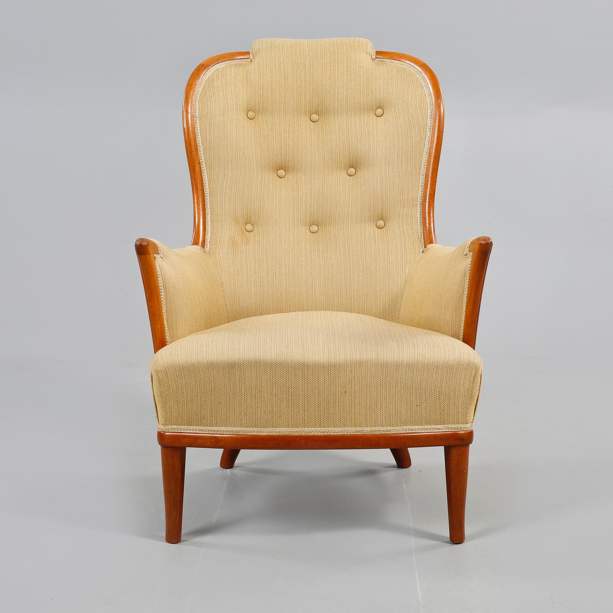 FÅTÖLJ, "Advokaten", Carl Malmsten, Bodafors, 1964.