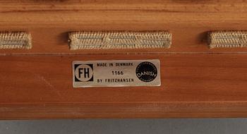 A pair of Hans J Wegner cherrywood 'China' armchairs, Fritz Hansen, Denmark 1966-67.