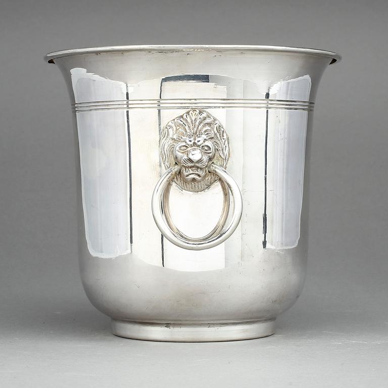 CHAMPAGNEKYLARE, nysilver, 1900-talets andra hälft.