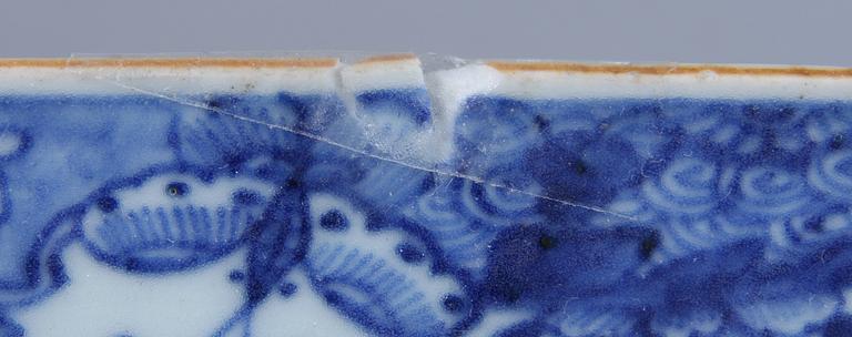 PARTI PORSLIN, 3 delar, Kina, 1700/1800-tal.
