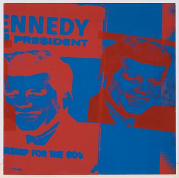 39. Andy Warhol, Plate XI, John F. Kennedy, from: "Flash - November 22, 1963".