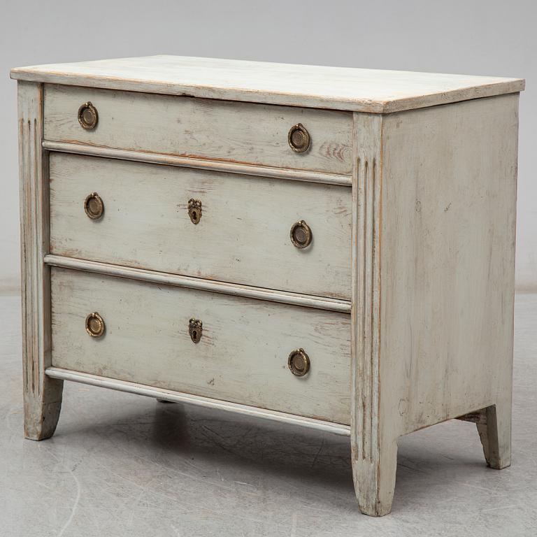 a chest of drawers from the second half of the 19th century.