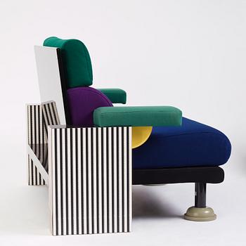 Michele De Lucchi, a "Lido" sofa, Memphis, Italy, post 1982.