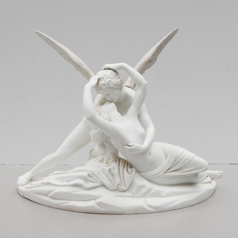 FIGURGRUPP, parian, 1900-talets första hälft.