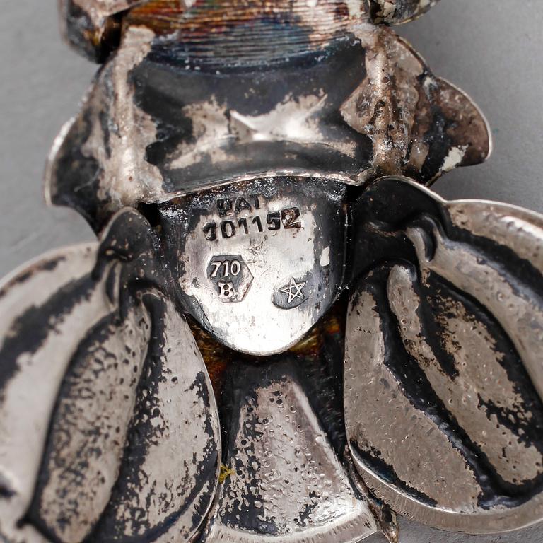 FIGUR, silver, Spanien, 1900-tal. Vikt ca 123 gram.