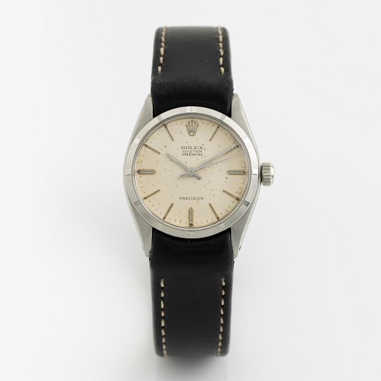 Rolex, Oyster, Speedking, Precision, armbandsur, 30,5 mm.