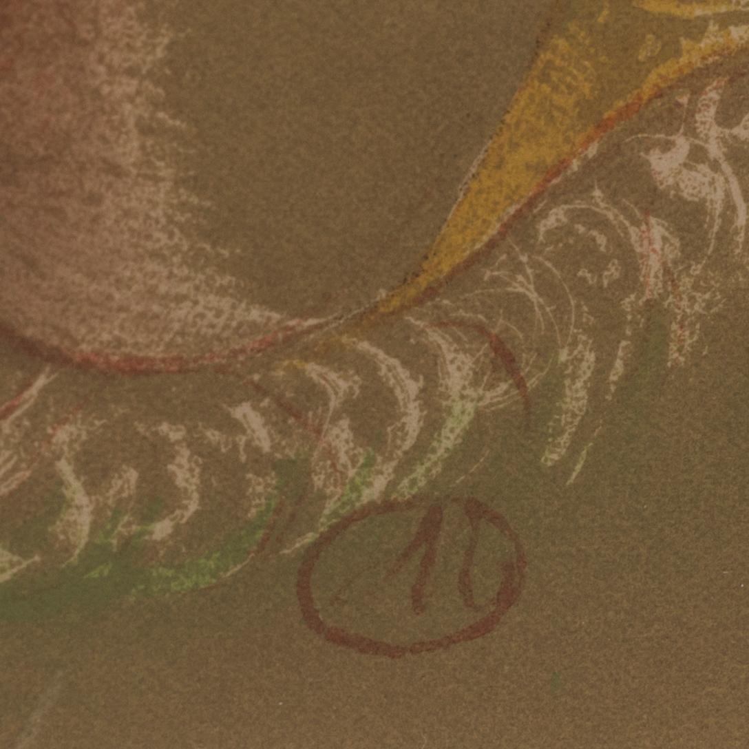 ARISTIDE MAILLOL, lithograph in colours signed in print.