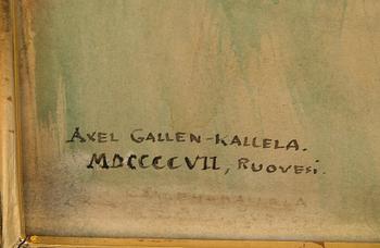 Akseli Gallen-Kallela, NUORI NAINEN IMETTÄÄ LASTAAN.
