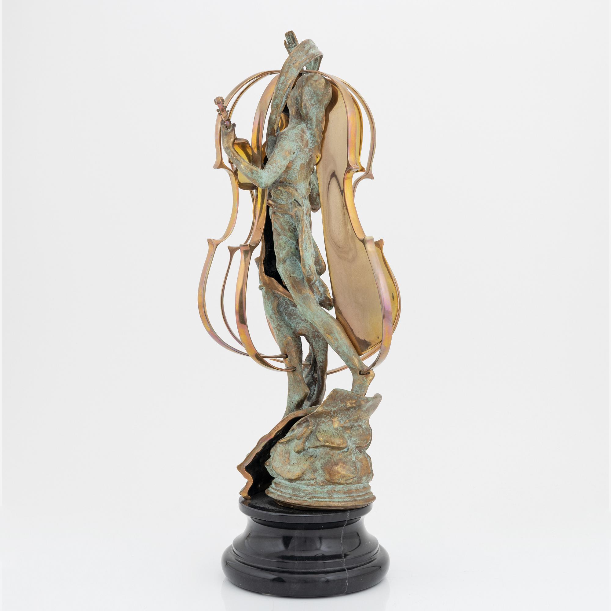 Arman, sculpture. Stamp signed. Numbered Foundry mark. Total height 59 cm.