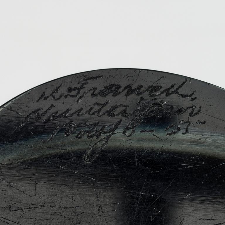 KAJ FRANCK, A VASE, glass, KF 234, signed K. Franck Nuutajärvi Notsjö -63.