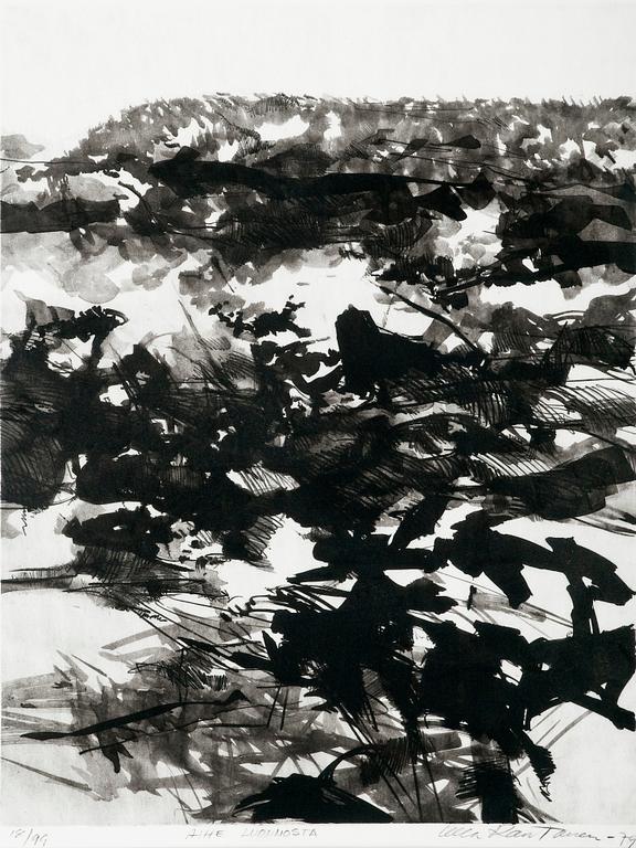 ULLA RANTANEN, litografia, 18/99, sign. ja päiv. -76.