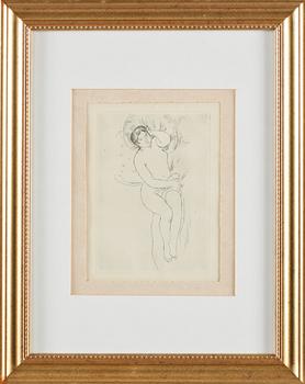 Pierre-Auguste Renoir · AUGUSTE RENOIR, efter, etsning, osignerad.