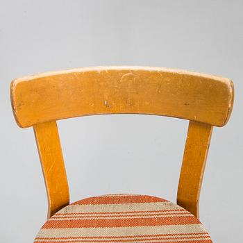 Alvar Aalto, stol, modell 69 O.Y. Huonekalu-ja Rakennustyötehdas A.B. tidigt 1930-tal.
