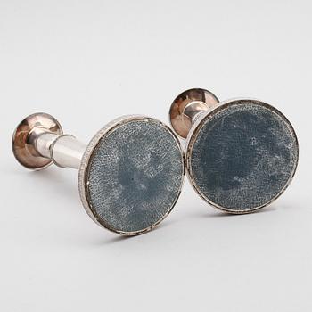 LJUSSTAKAR, 1 par, silver, K&EC, Göteborg 1960.