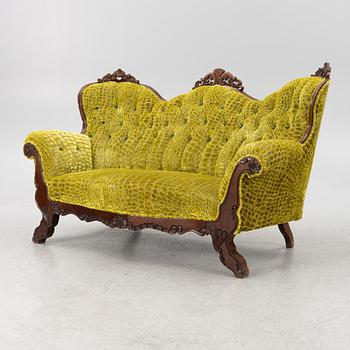 A Neo-rococo sofa, second half of the 19th century.