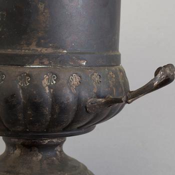 A mid 20th century metal champagne cooler.
