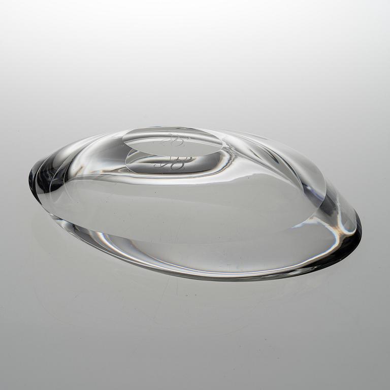 TAPIO WIRKKALA, TAIDELASIVATI, 3860. Iittala, 1950-luvun puoliväli.