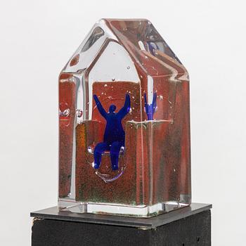 Kjell Engman, a unique sculpture, Kosta Boda.