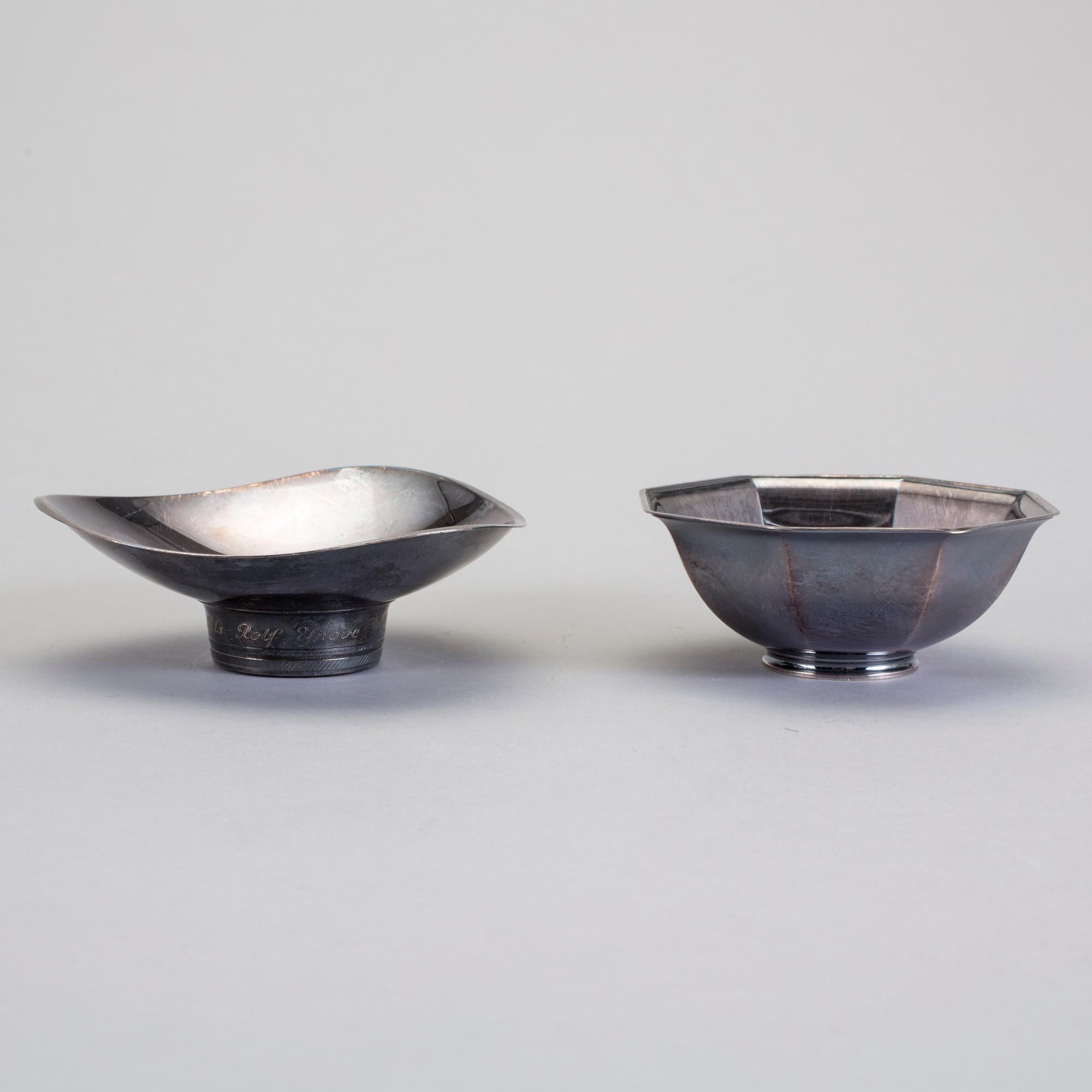 PARTI SILVER, bland annat GAB, Stockholm, 1965. Vikt ca 506 g.