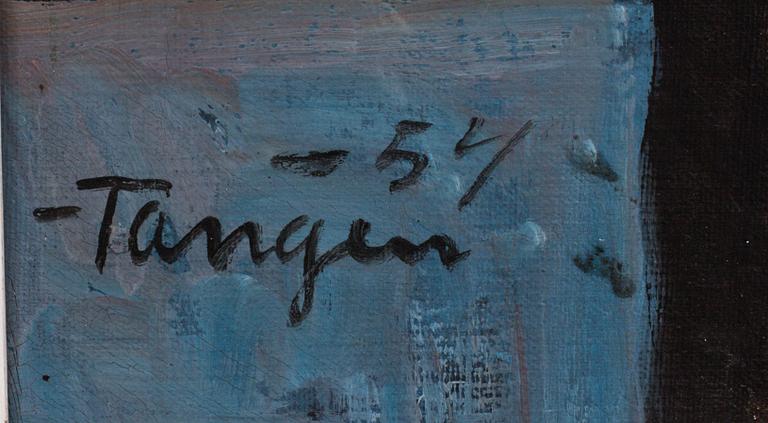 OLAF TANGEN, signed.