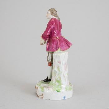 FIGURIN, porslin, Doccia-liknande märke, troligen 1800-tal.