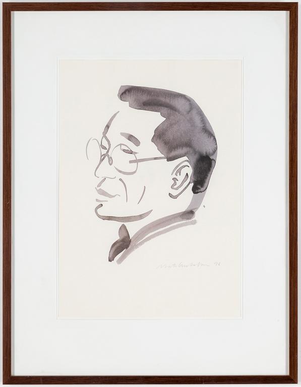 MATS GUSTAVSSON, Akvarell signerad och daterad -96.