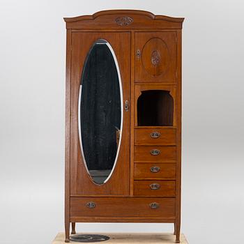 Wardrobe, Art Nouveau, early 20th century.