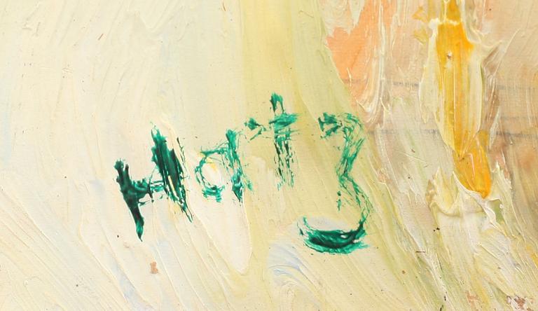 FELIX HATZ, olja på papp-pannå, sign.