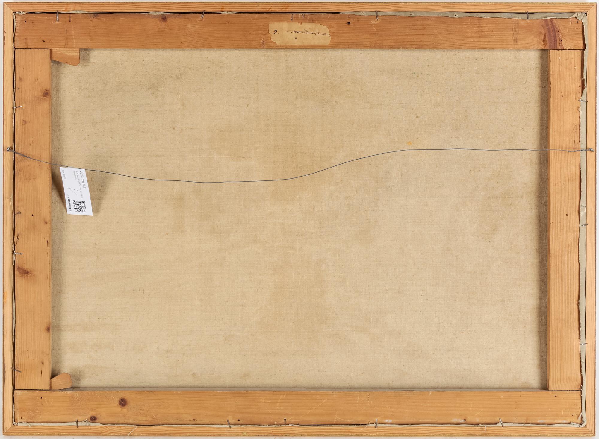 BRUNO HOPPE, olja på duk, signerad.