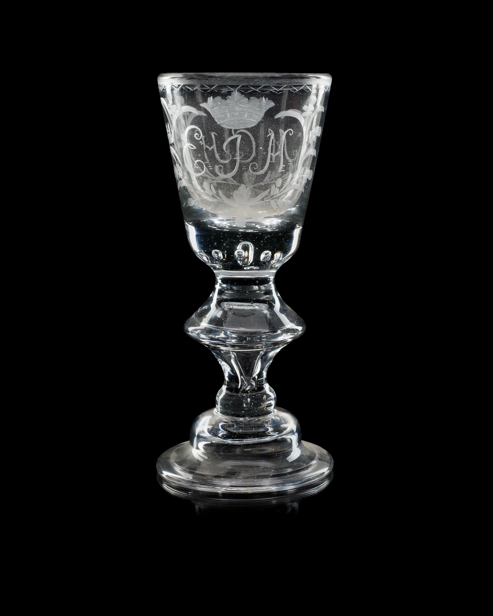 VINGLAS. Tyskland, 1700-tal.