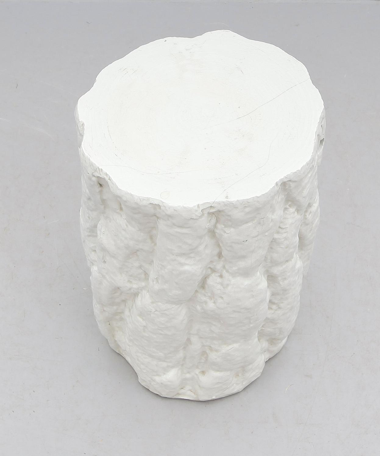 TRÄDGÅRDSPALL, majolika, sekelskiftet 1900.