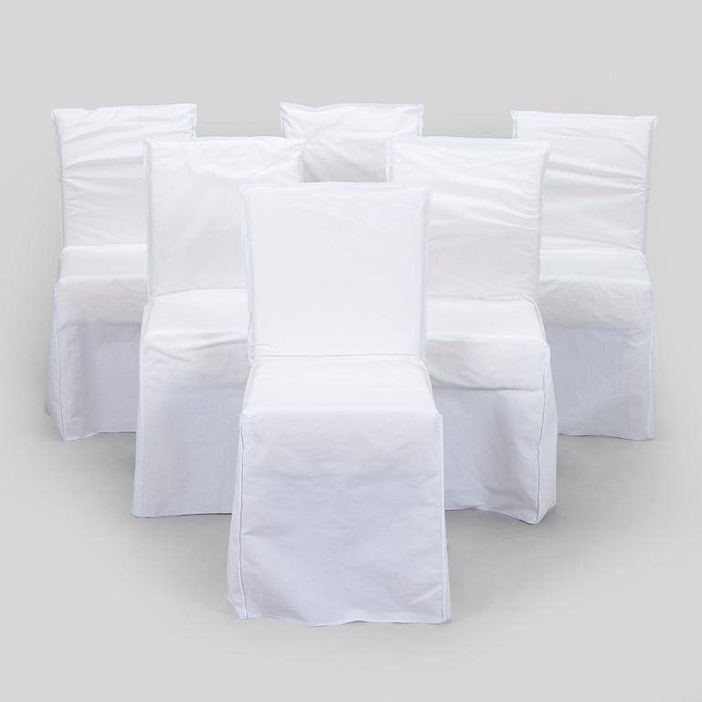 Paola Navone, A set of six dining chairs 'Ghost 23', Gervasoni Italy.