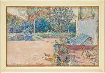 Carl Larsson, "Min gårdsplan".