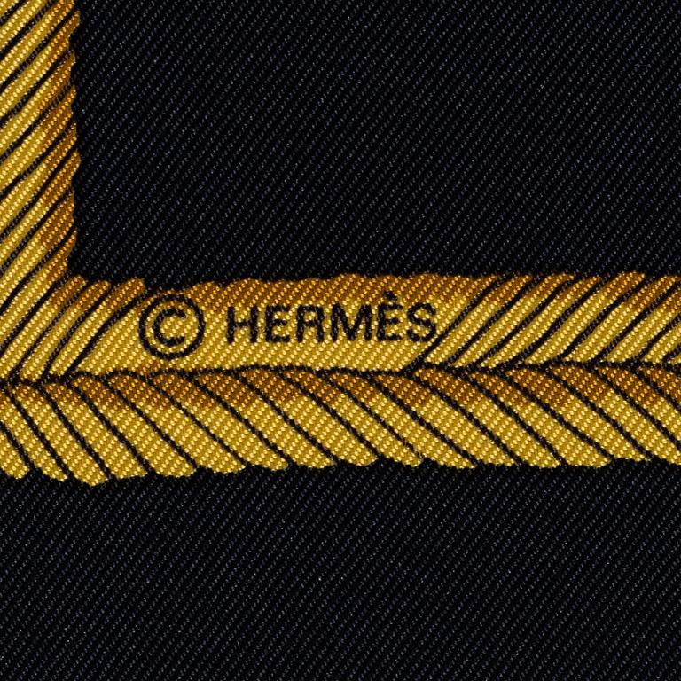 HERMÈS, scarf, 'Les armes de Paris'.