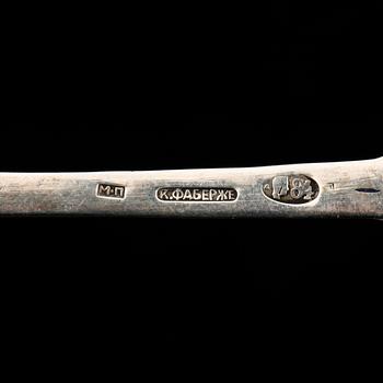 SKED, silver, Fabergé-liknande stämplar, Ryssland. Troligen omkring sekelskiftet 1900.