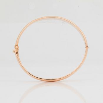 ARMRING, 18k guld, AIG, Gävle, 1990. Vikt 61 g.
