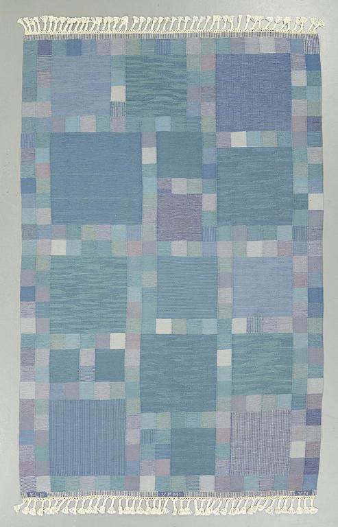 MATTO, "Opal" according to the owner, flat weave, ca 258 x 165,5 cm, signed KLH VPMI VN.