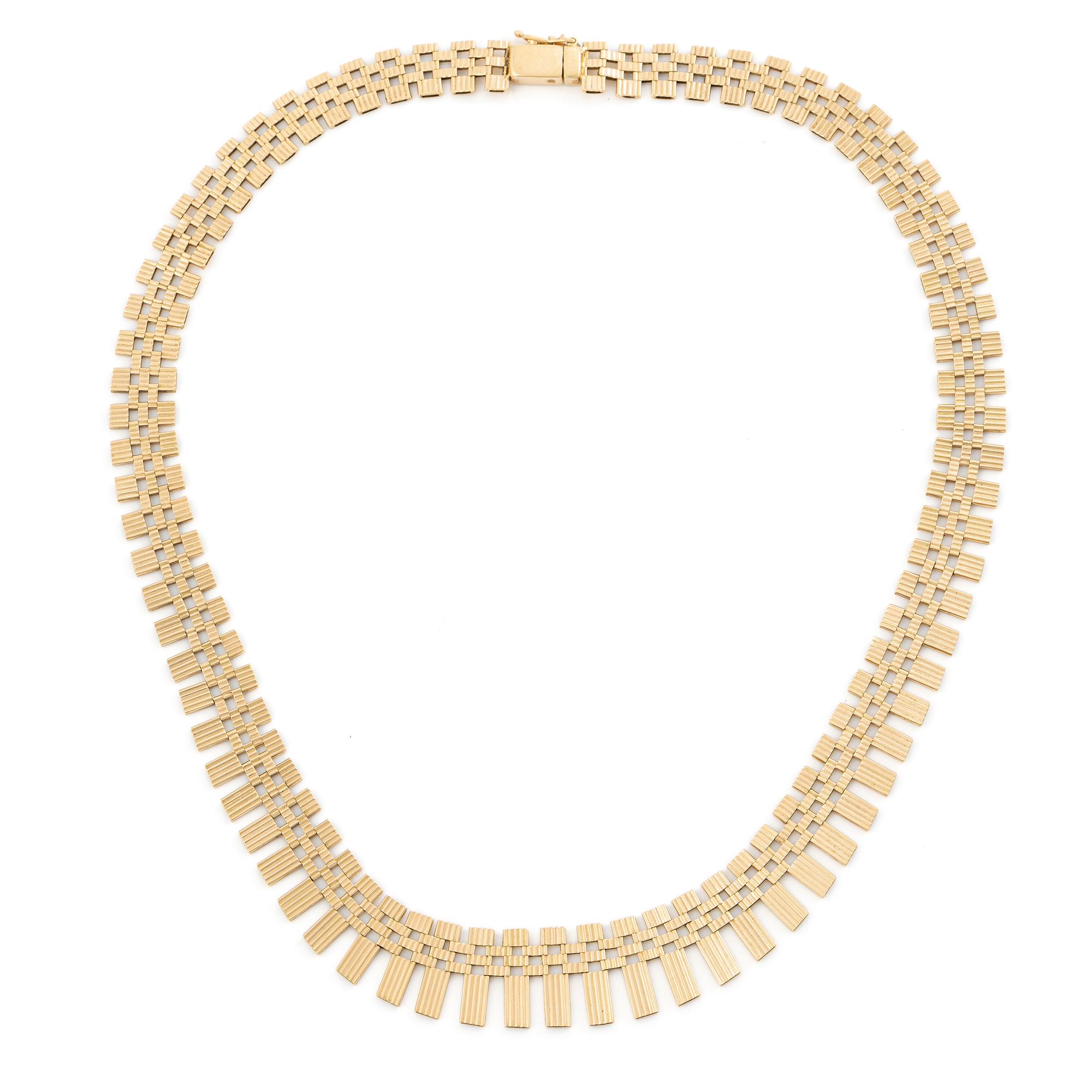 Collier 18K guld.