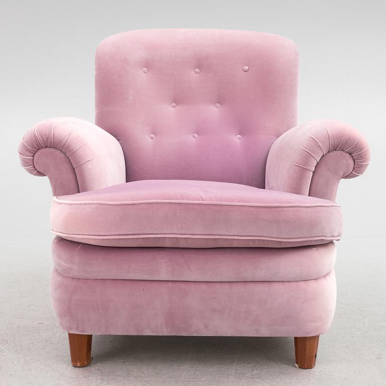 Josef Frank, fåtölj, modell 336, Firma Svenskt Tenn.