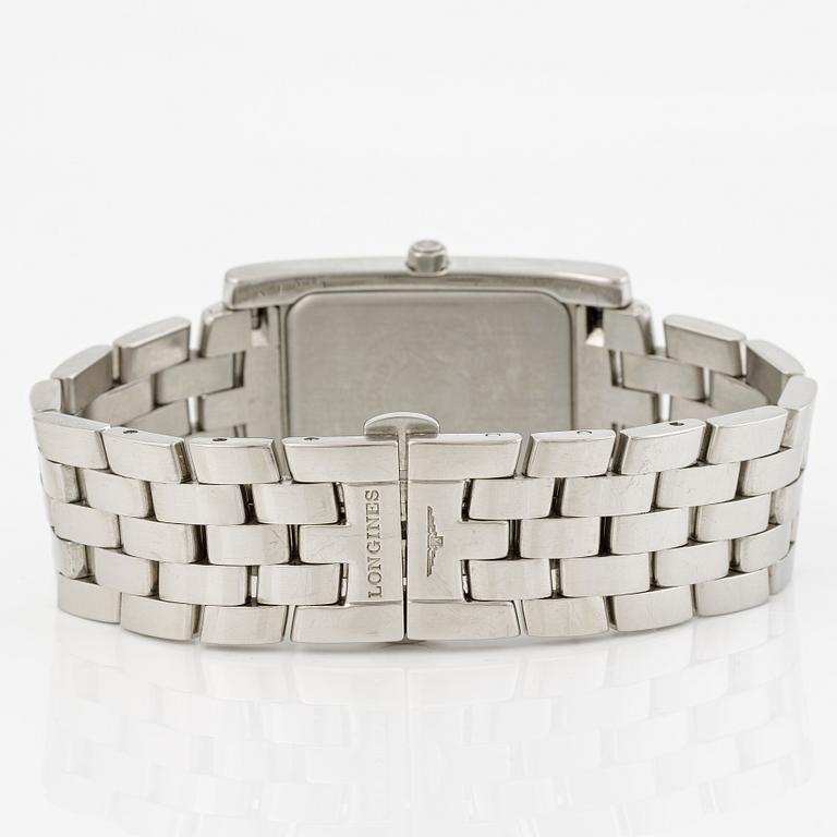 Longines, Dolce Vita, wristwatch, 26.3 x 32 (39.8) mm.